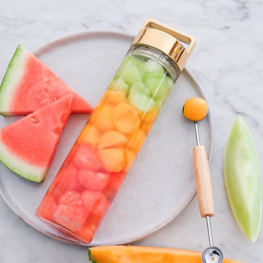 Cucumber, Blueberries & Lime Detox Water