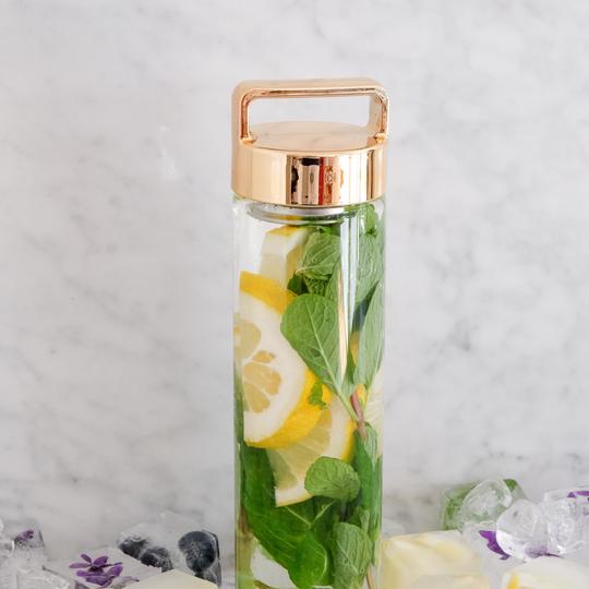 Mint, Cucumber + Lemon Detox Water